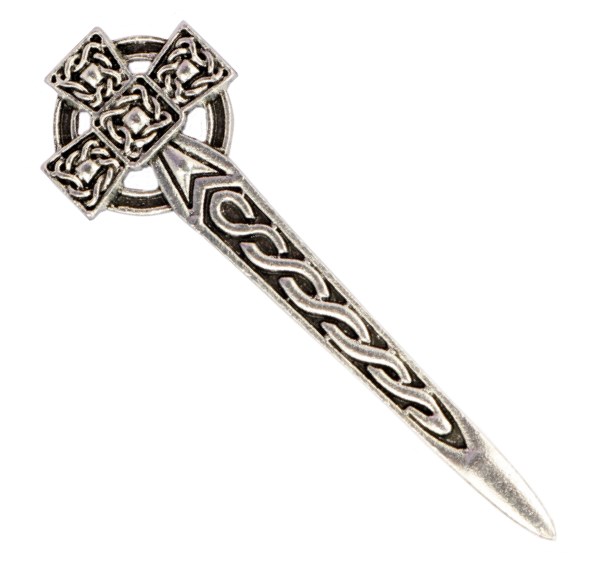 Celtic Cross Kilt Pin