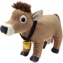 Calf Soft Toy with Cowbell