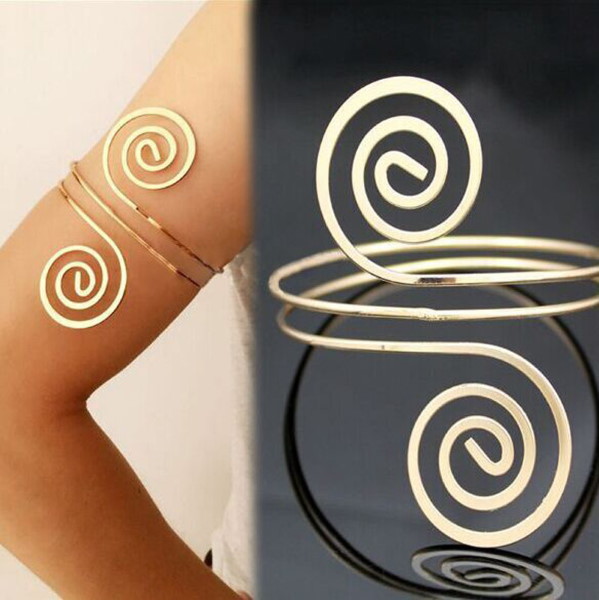 Celtic Spiral Arm Bracelet