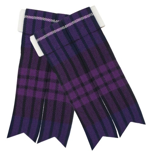 T C Men’s Kilt Sock Flashes Heritage of ScotlandTartan/Tartan Kilt Hose Flashes