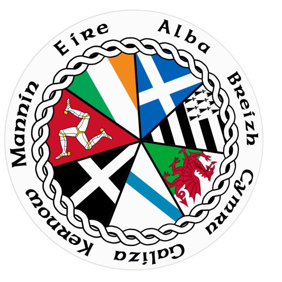 Celtic Nations Sticker with Country Names