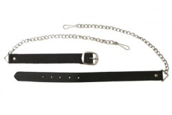 Embossed Leather Sporran with Metal Studs