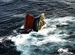 December 1999, Brittany: The 'Erika', a 25 year old, single-hull tanker wrecked 70 km off the Breton coast. 13,000 tons of heavy oil was released into the sea, polluting 400 km of coast